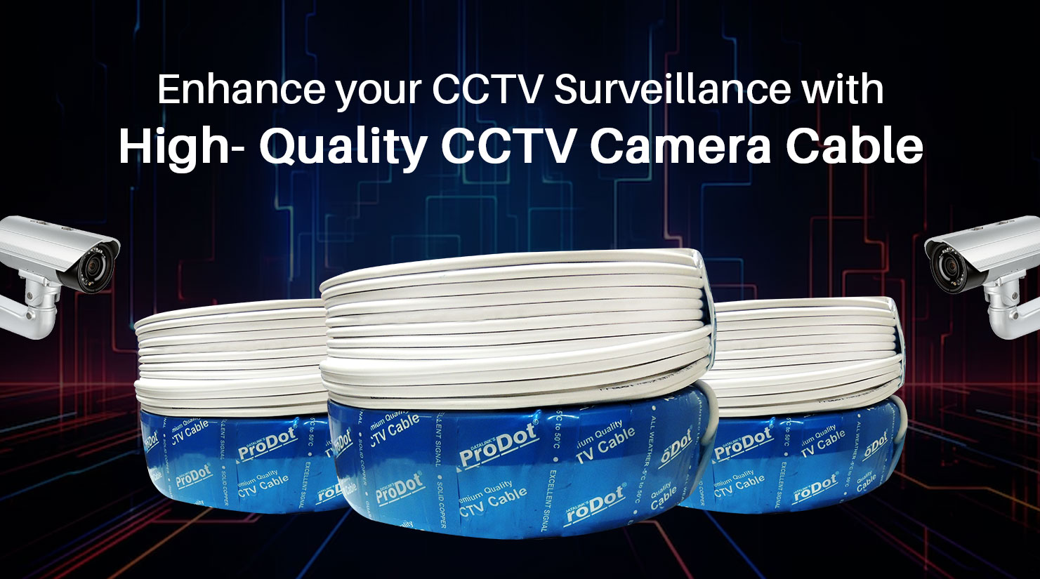 enhance your cctv surveillance with high quality cctv camera cable